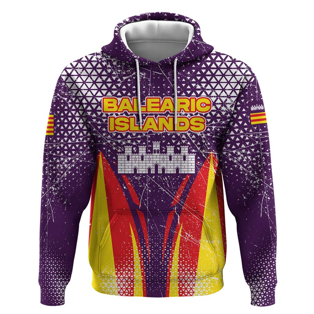 Balearic Islands Flag Hoodie Autonomous Community of Spain TS04