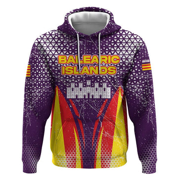 Balearic Islands Flag Hoodie Autonomous Community of Spain TS04