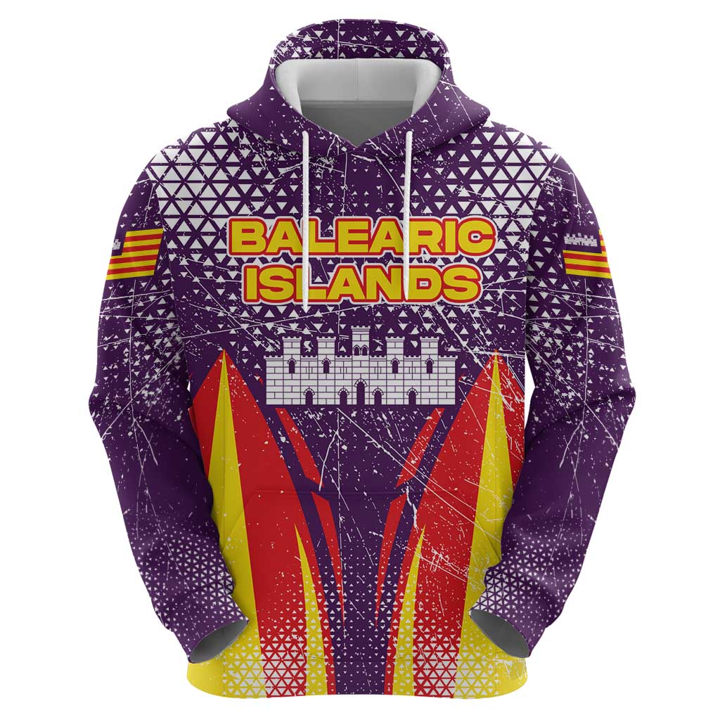 Balearic Islands Flag Hoodie Autonomous Community of Spain TS04