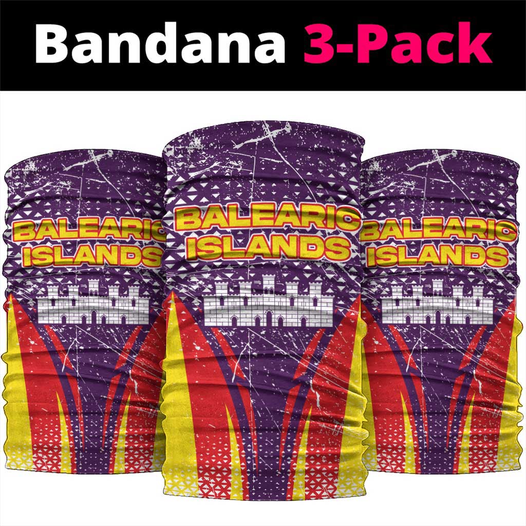 Balearic Islands Flag Neck Gaiter Autonomous Community of Spain TS04