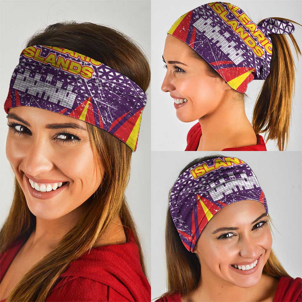 Balearic Islands Flag Neck Gaiter Autonomous Community of Spain TS04
