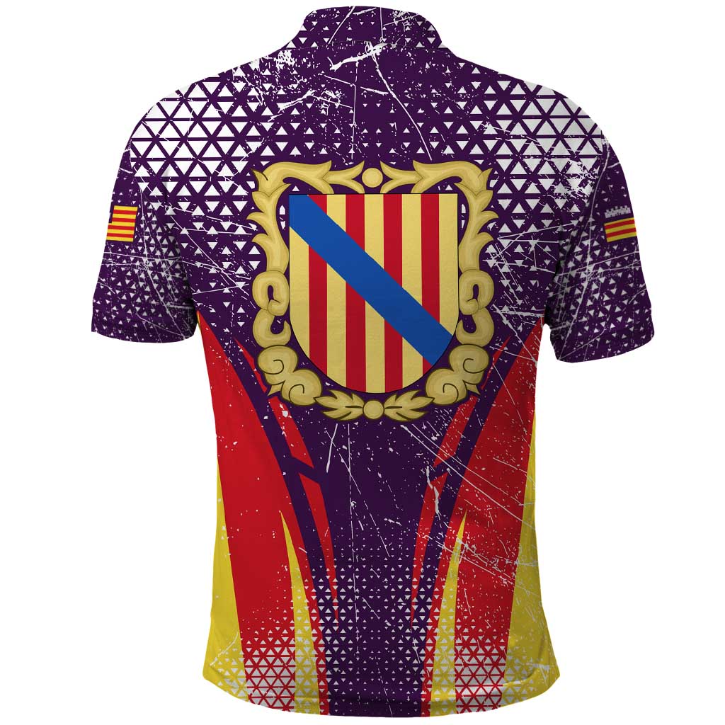 Balearic Islands Flag Polo Shirt Autonomous Community of Spain TS04