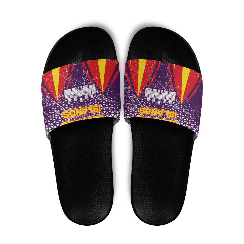 Balearic Islands Flag Slide Sandals Autonomous Community of Spain TS04