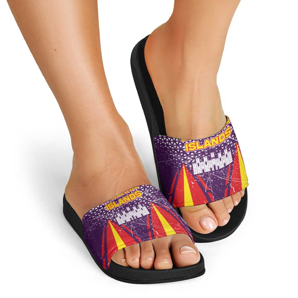 Balearic Islands Flag Slide Sandals Autonomous Community of Spain TS04