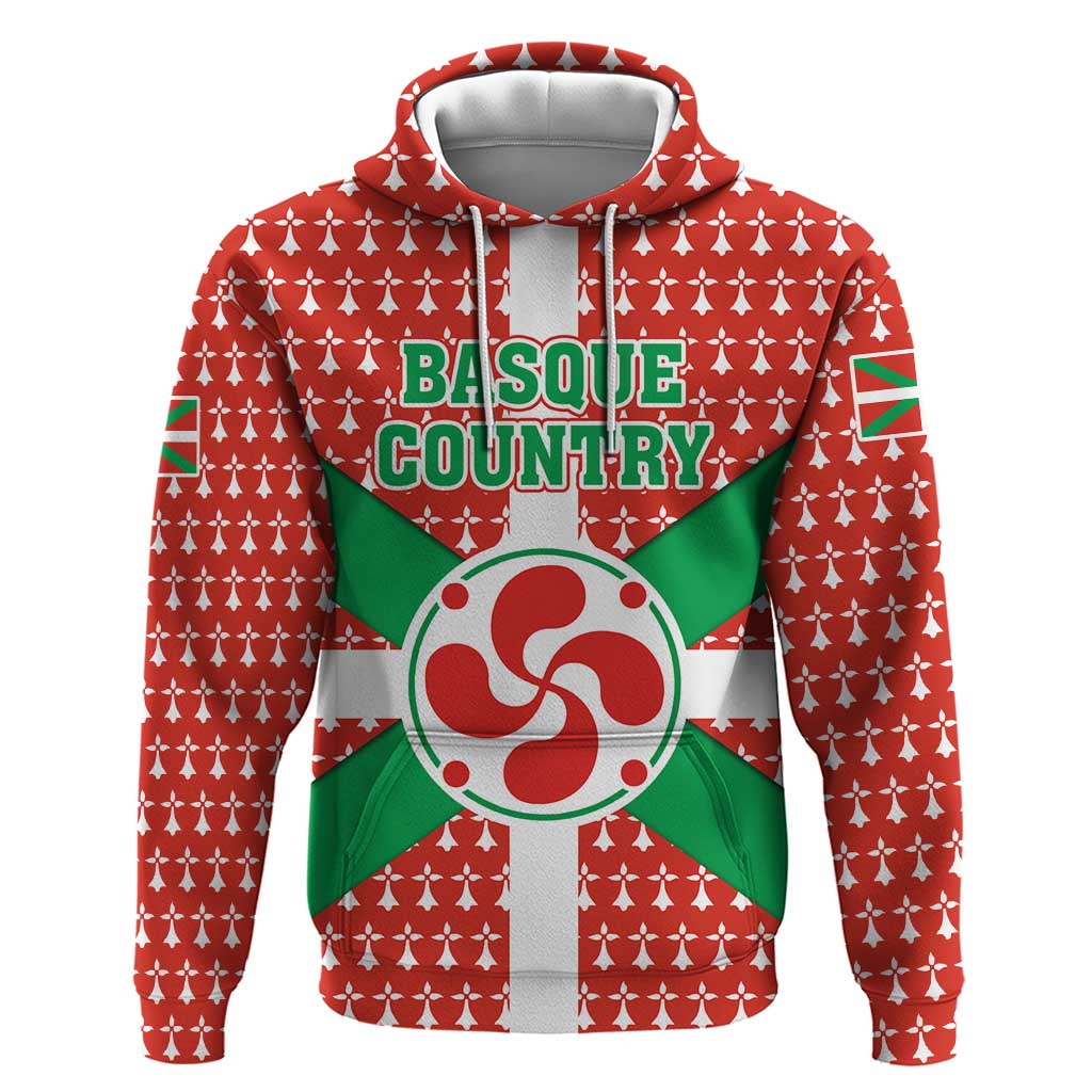 Basque Country Flag Hoodie Autonomous Community of Spain TS04