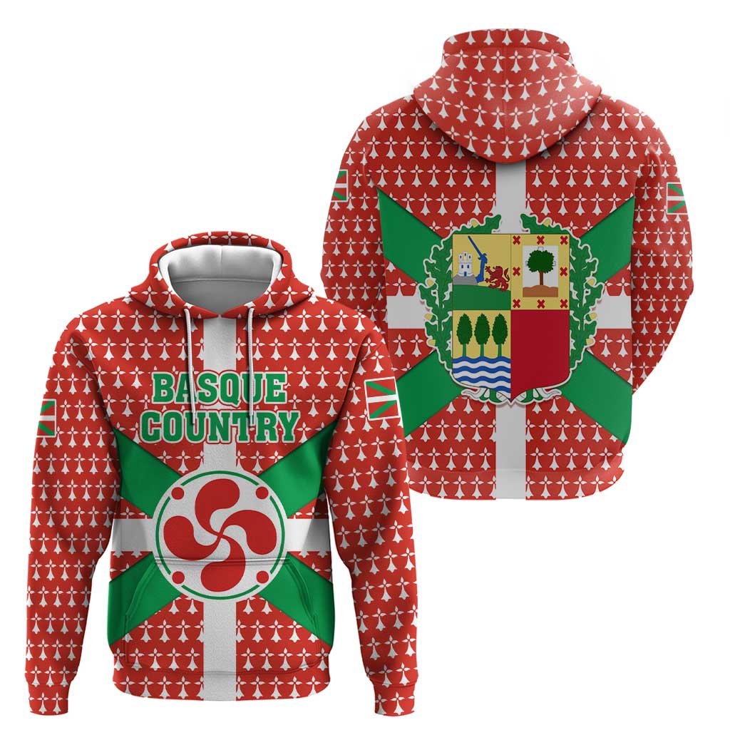 Basque Country Flag Hoodie Autonomous Community of Spain TS04