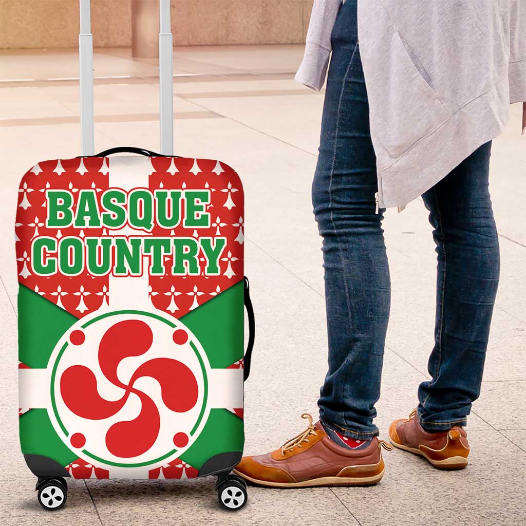Basque Country Flag Luggage Cover Autonomous Community of Spain TS04