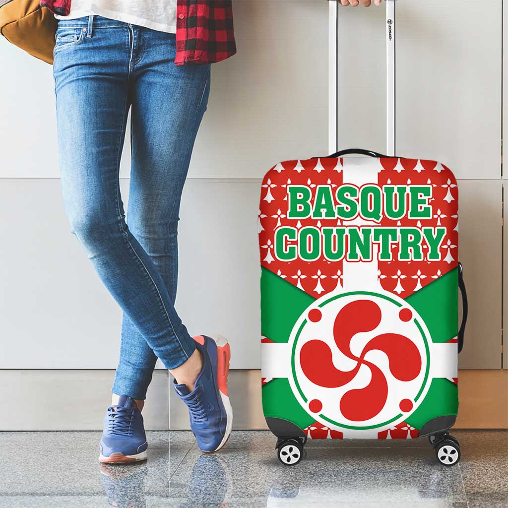 Basque Country Flag Luggage Cover Autonomous Community of Spain TS04