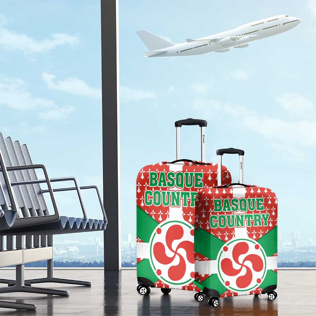 Basque Country Flag Luggage Cover Autonomous Community of Spain TS04