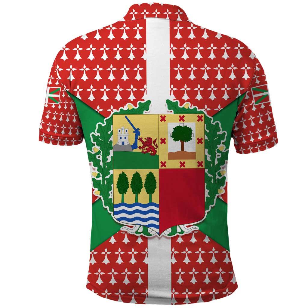 Basque Country Flag Polo Shirt Autonomous Community of Spain TS04
