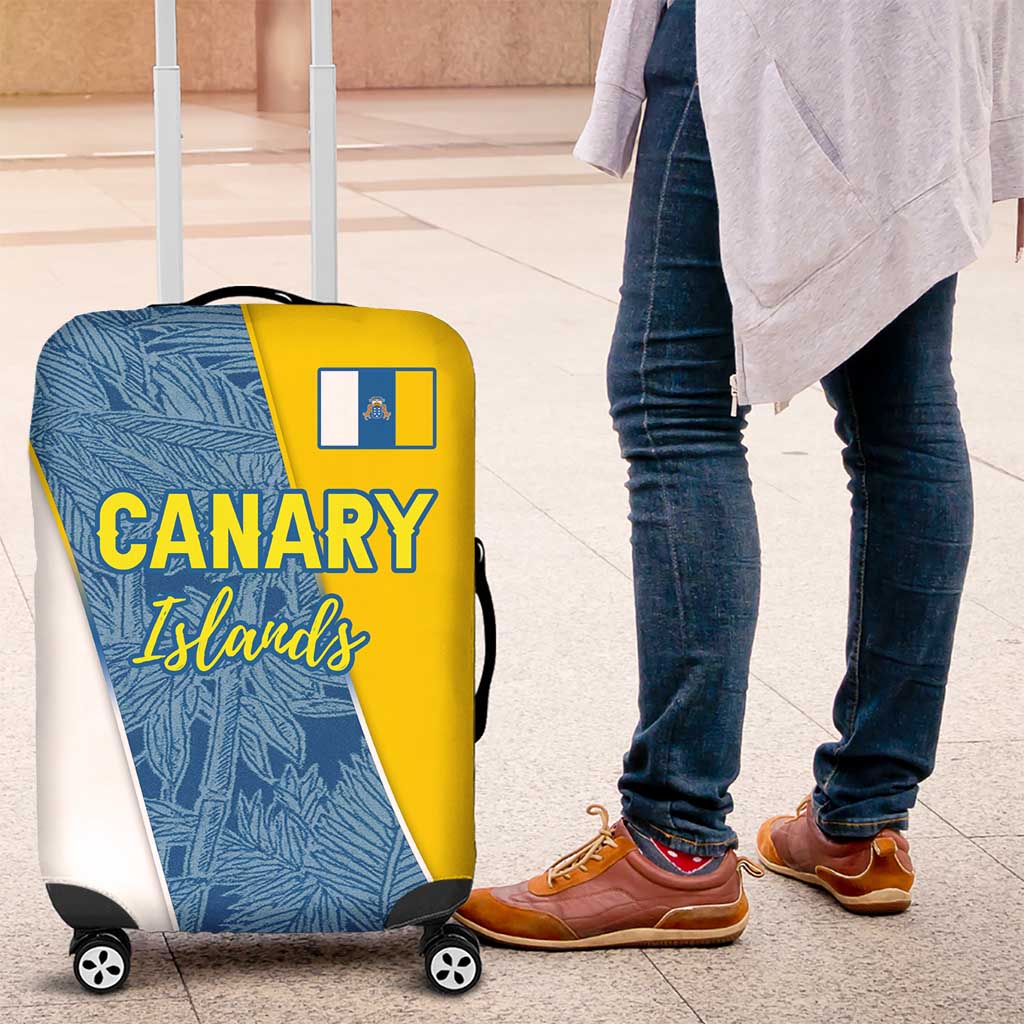 Canary Islands Flag Luggage Cover Autonomous Community of Spain TS04