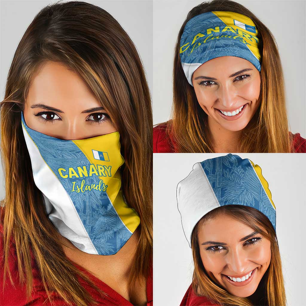 Canary Islands Flag Neck Gaiter Autonomous Community of Spain TS04