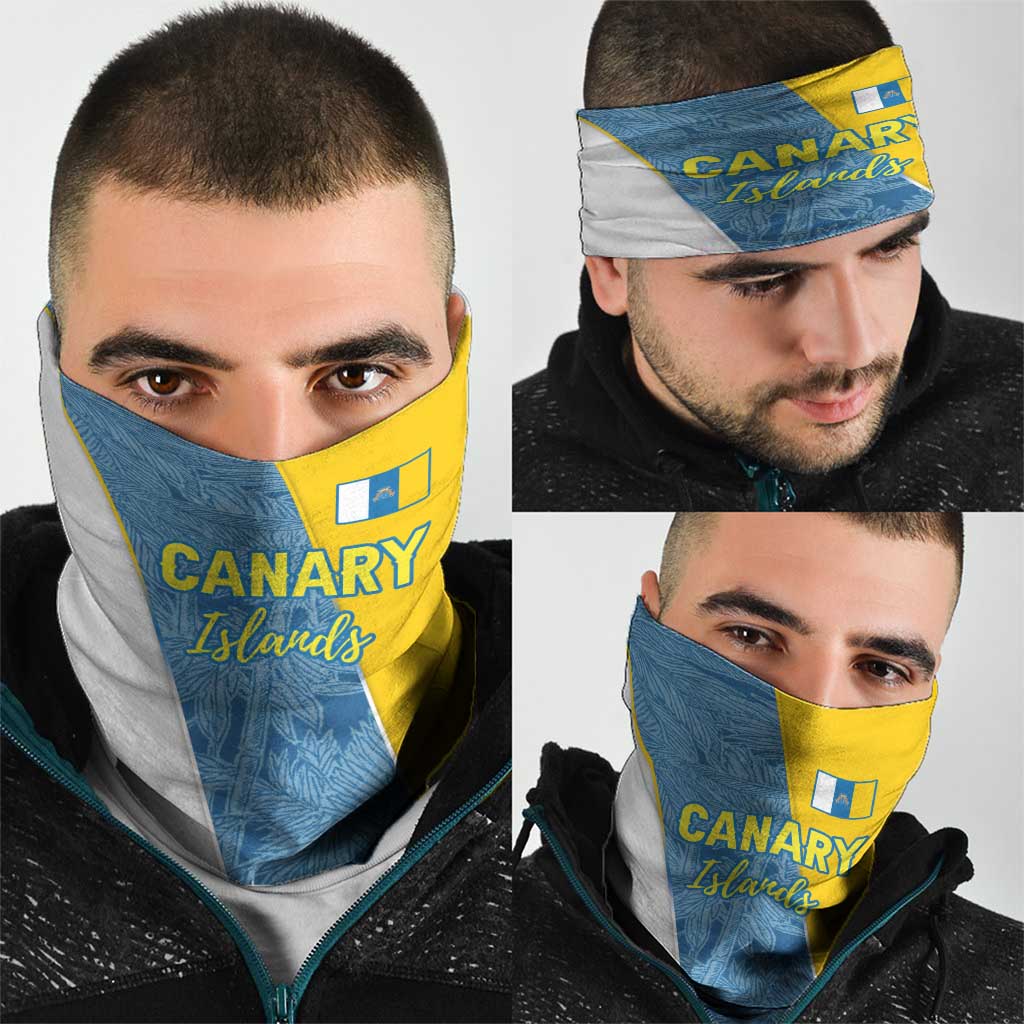 Canary Islands Flag Neck Gaiter Autonomous Community of Spain TS04