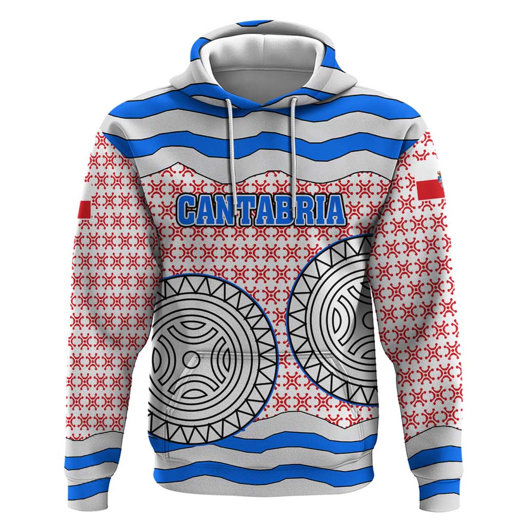 Cantabria Flag Hoodie Autonomous Community of Spain TS04