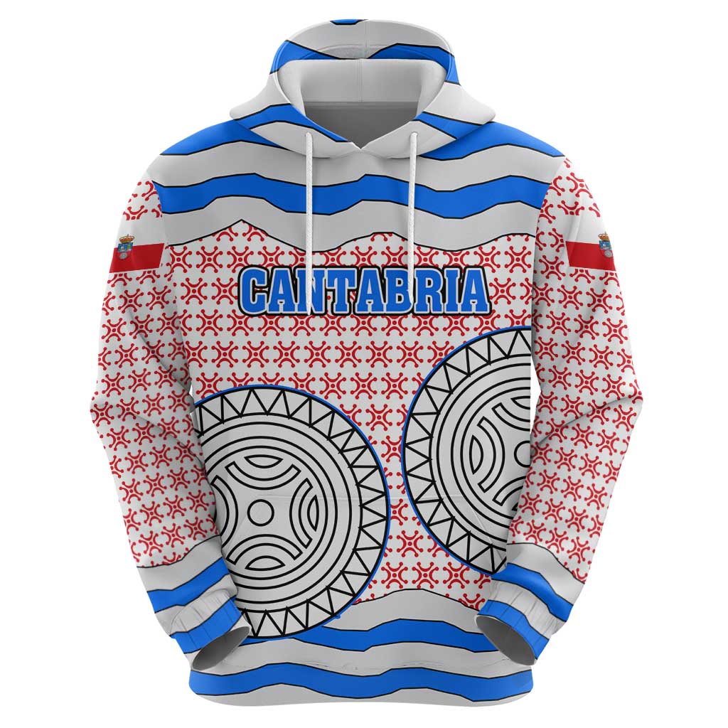 Cantabria Flag Hoodie Autonomous Community of Spain TS04