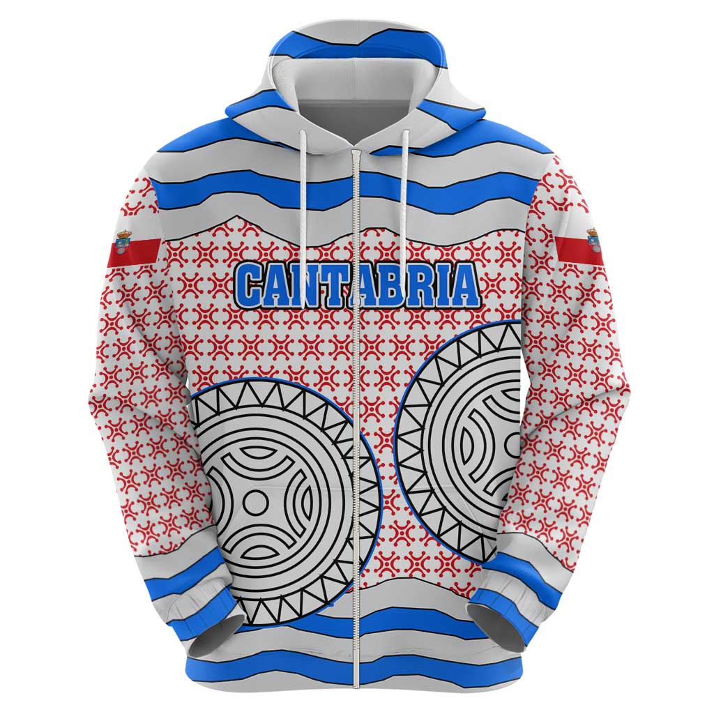 Cantabria Flag Hoodie Autonomous Community of Spain TS04