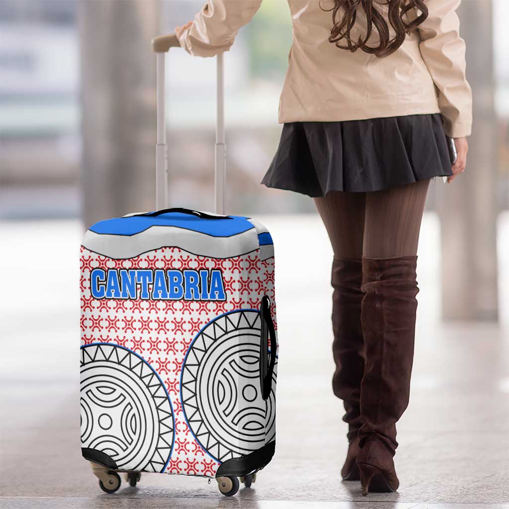 Cantabria Flag Luggage Cover Autonomous Community of Spain TS04