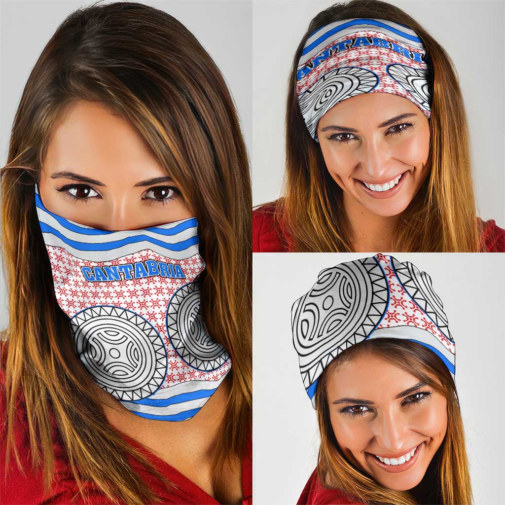 Cantabria Flag Neck Gaiter Autonomous Community of Spain TS04