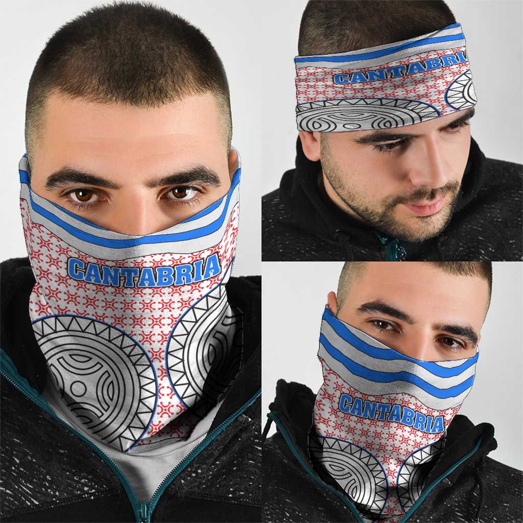 Cantabria Flag Neck Gaiter Autonomous Community of Spain TS04