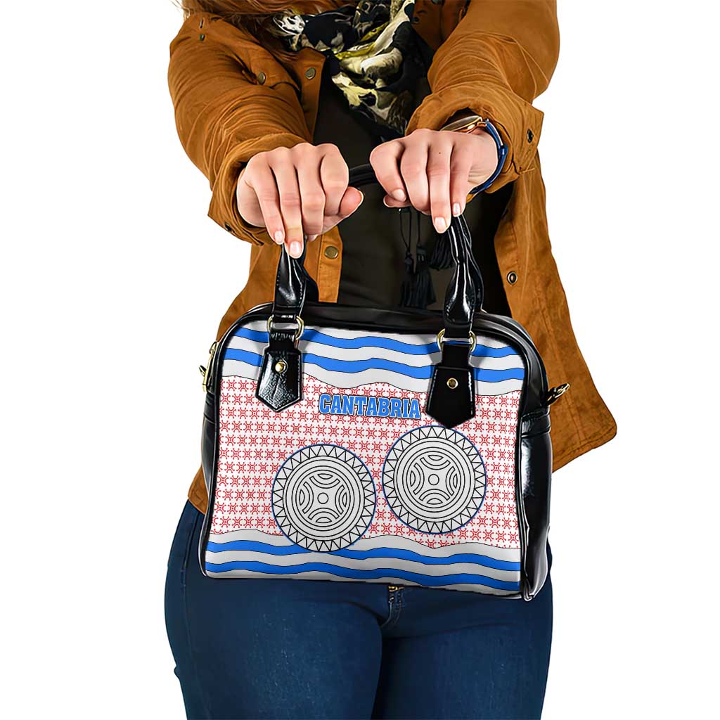 Cantabria Flag Shoulder Handbag Autonomous Community of Spain TS04
