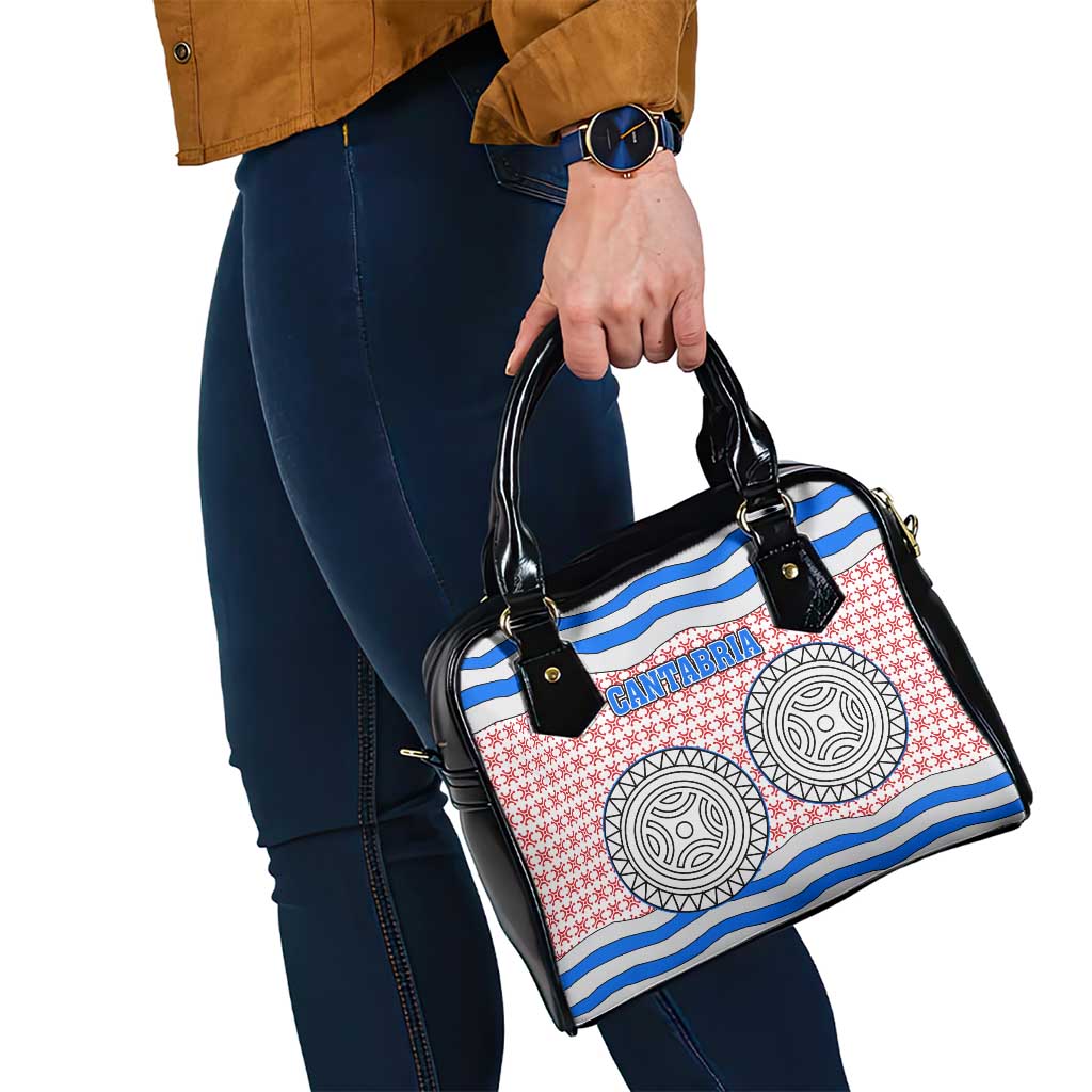 Cantabria Flag Shoulder Handbag Autonomous Community of Spain TS04
