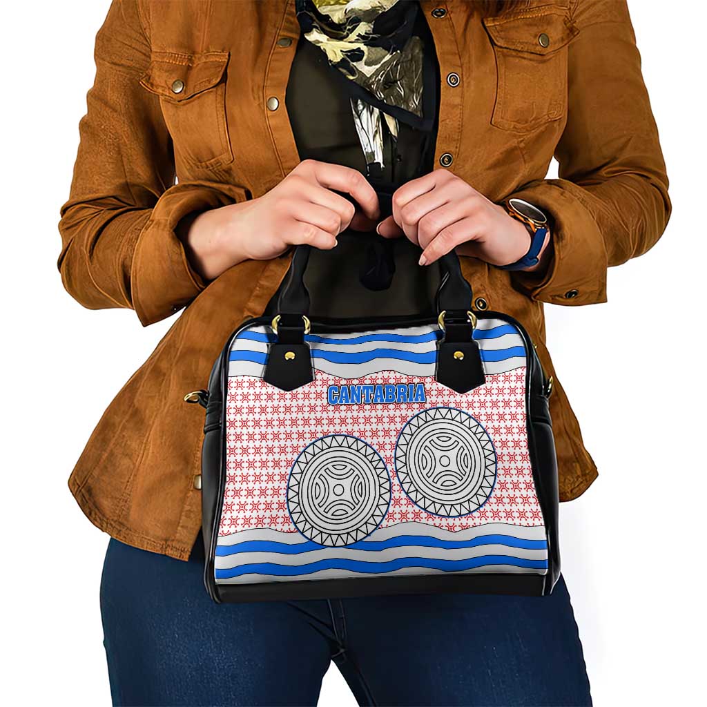 Cantabria Flag Shoulder Handbag Autonomous Community of Spain TS04