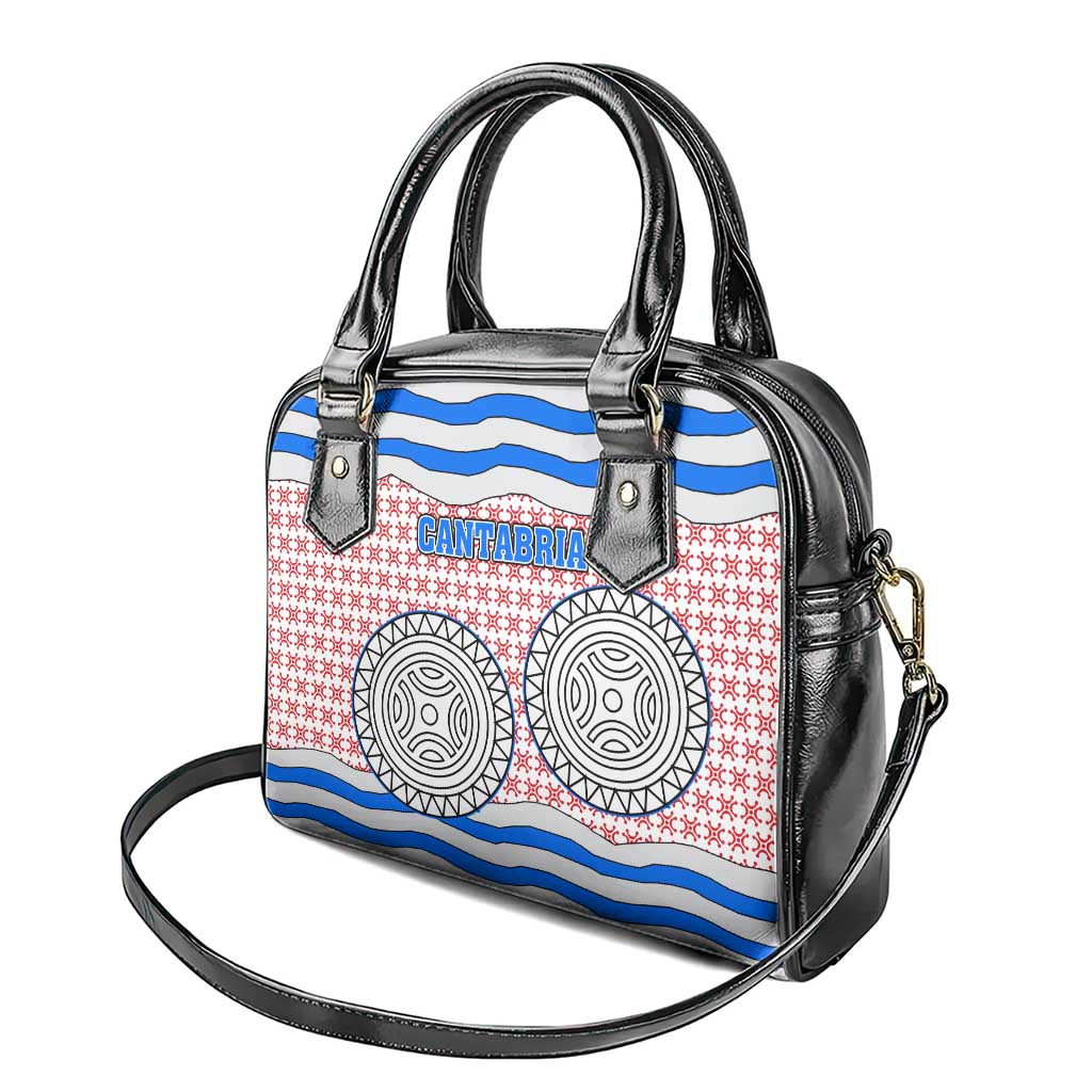 Cantabria Flag Shoulder Handbag Autonomous Community of Spain TS04