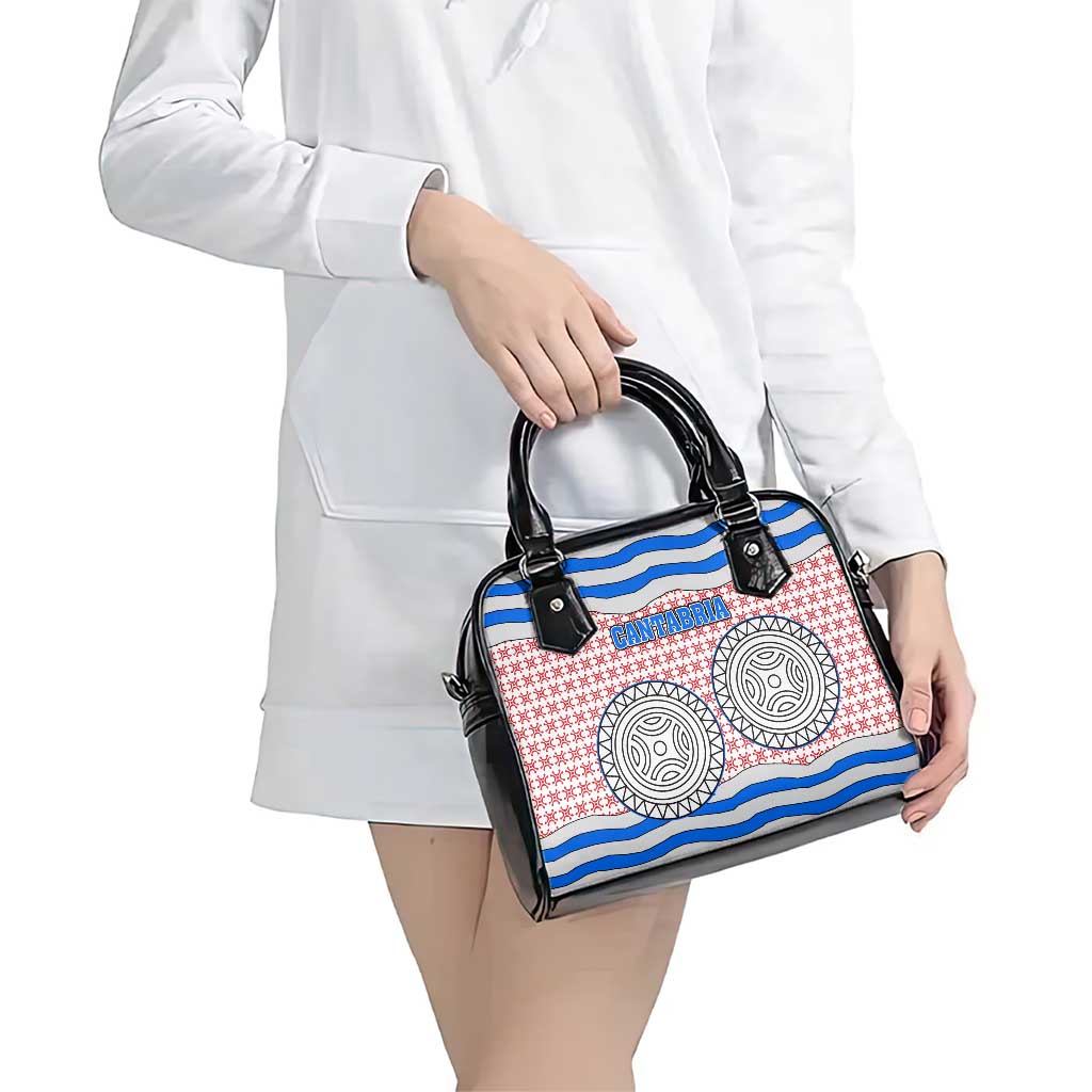 Cantabria Flag Shoulder Handbag Autonomous Community of Spain TS04