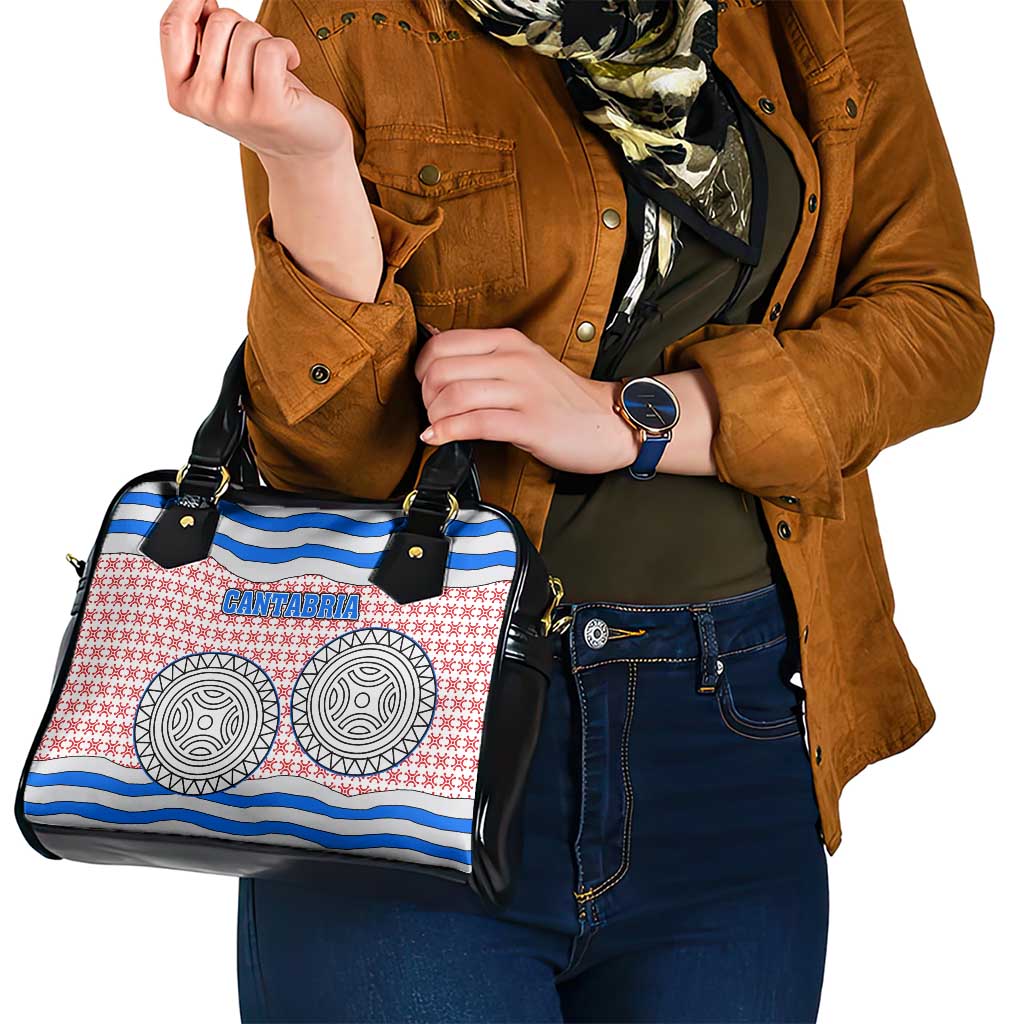 Cantabria Flag Shoulder Handbag Autonomous Community of Spain TS04