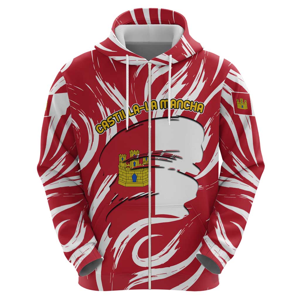 Castilla La Mancha Flag Hoodie Autonomous Community of Spain TS04
