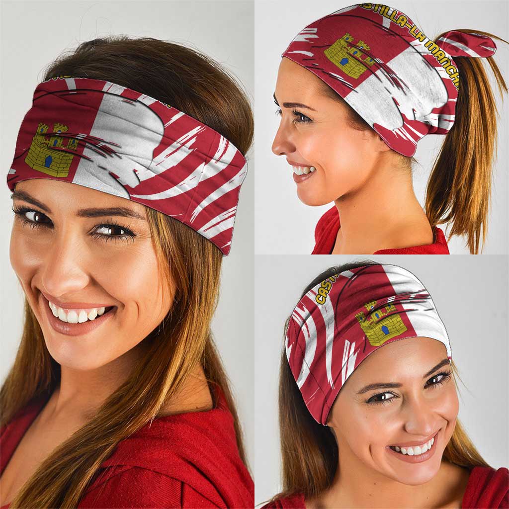 Castilla La Mancha Flag Neck Gaiter Autonomous Community of Spain TS04