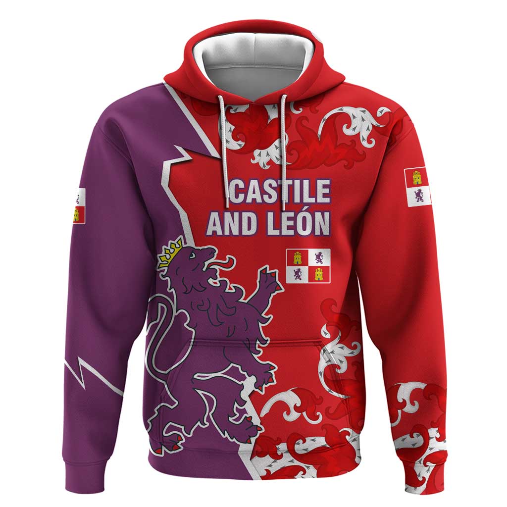 Castile and León Flag Hoodie Autonomous Community of Spain TS04