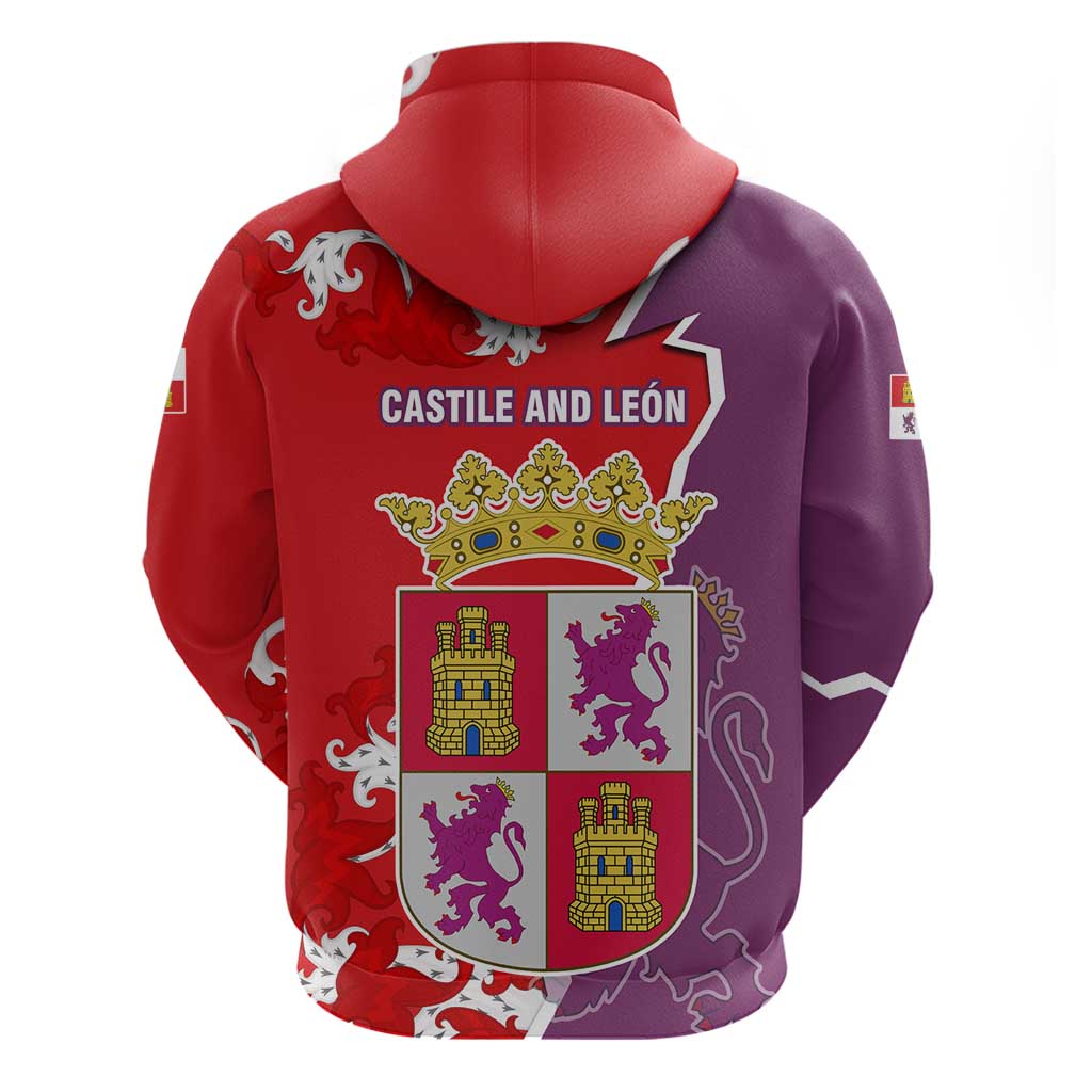 Castile and León Flag Hoodie Autonomous Community of Spain TS04