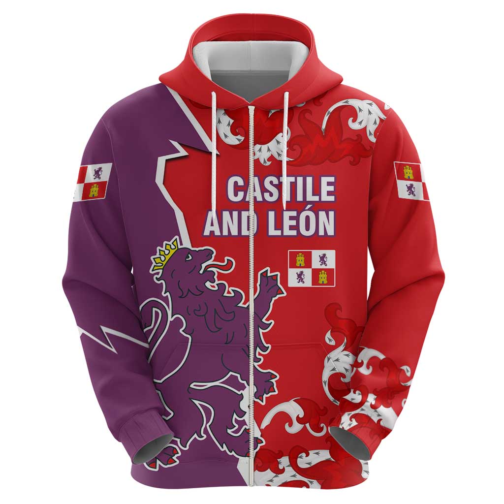 Castile and León Flag Hoodie Autonomous Community of Spain TS04