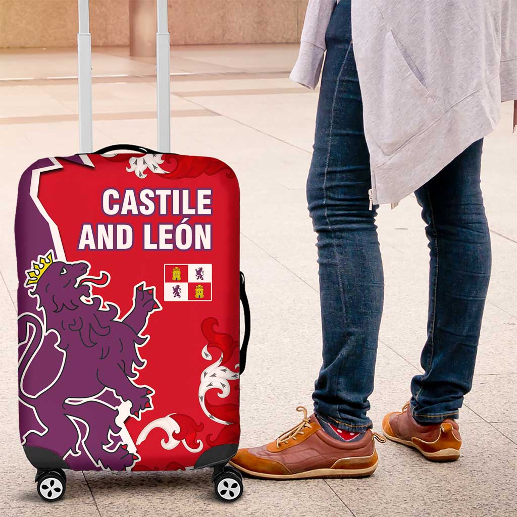 Castile and León Flag Luggage Cover Autonomous Community of Spain TS04