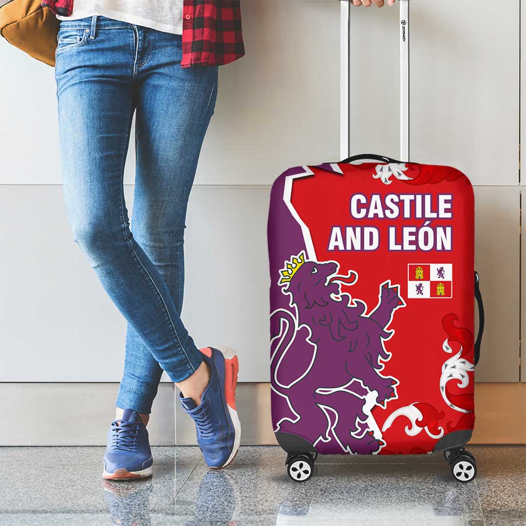 Castile and León Flag Luggage Cover Autonomous Community of Spain TS04