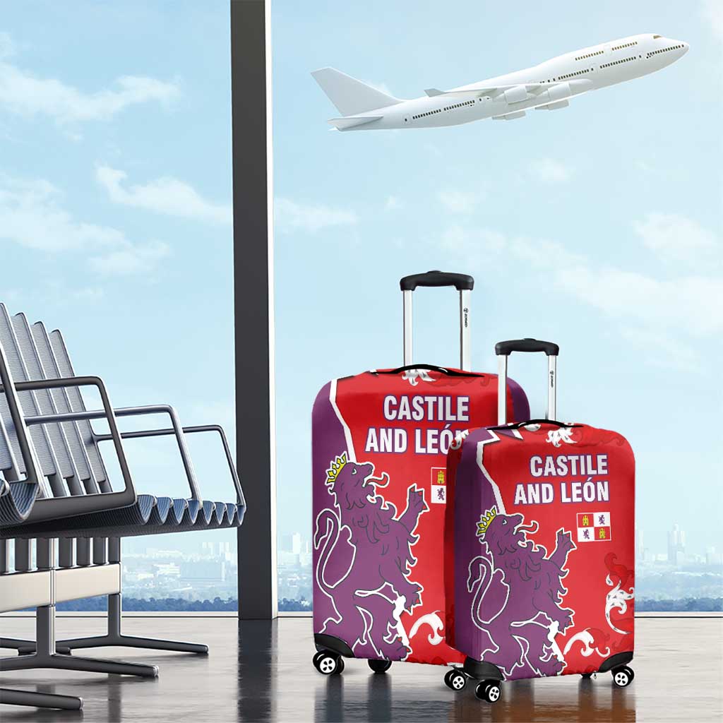 Castile and León Flag Luggage Cover Autonomous Community of Spain TS04