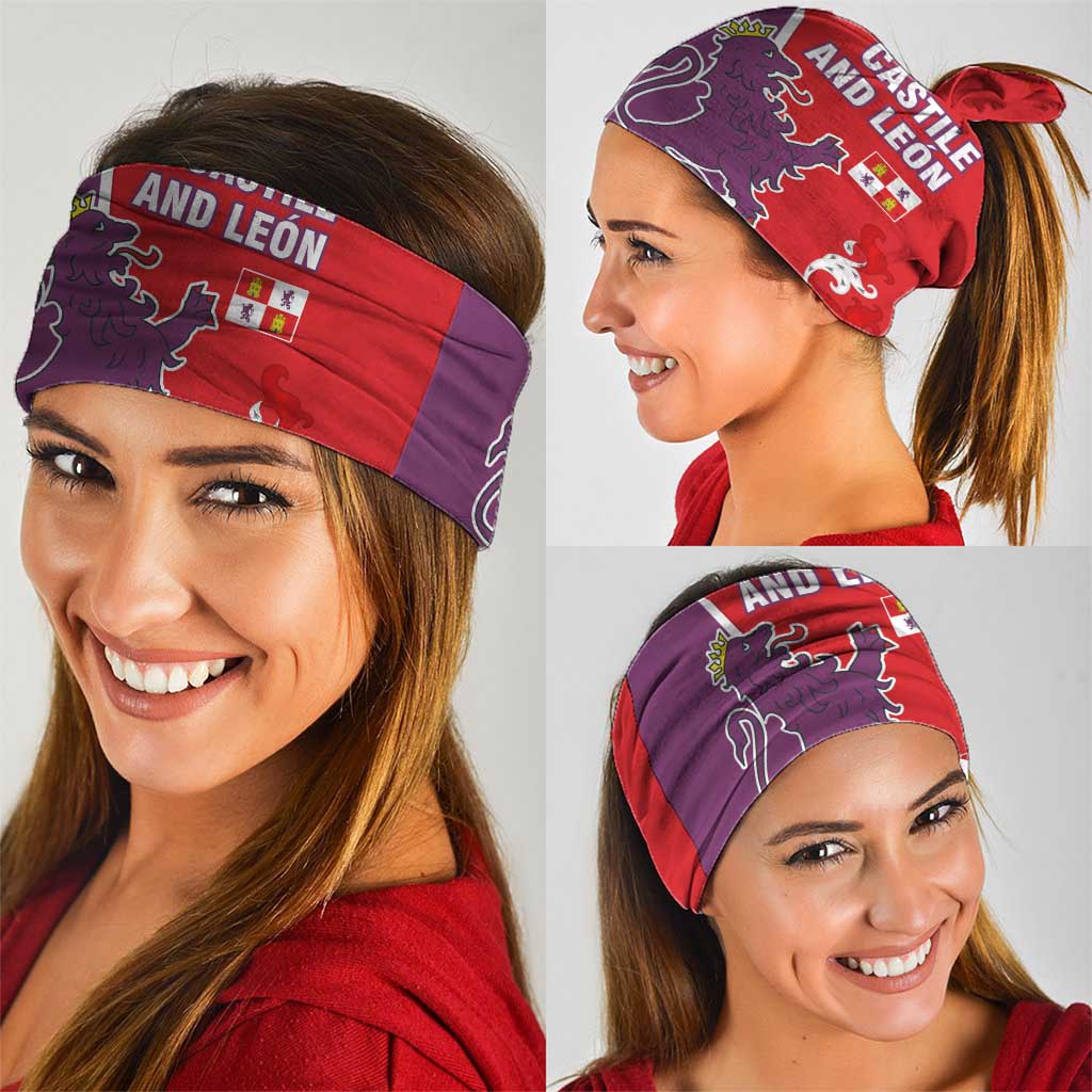 Castile and León Flag Neck Gaiter Autonomous Community of Spain TS04