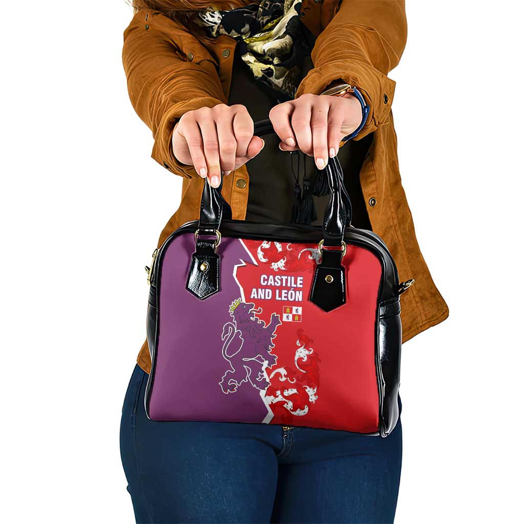Castile and León Flag Shoulder Handbag Autonomous Community of Spain TS04