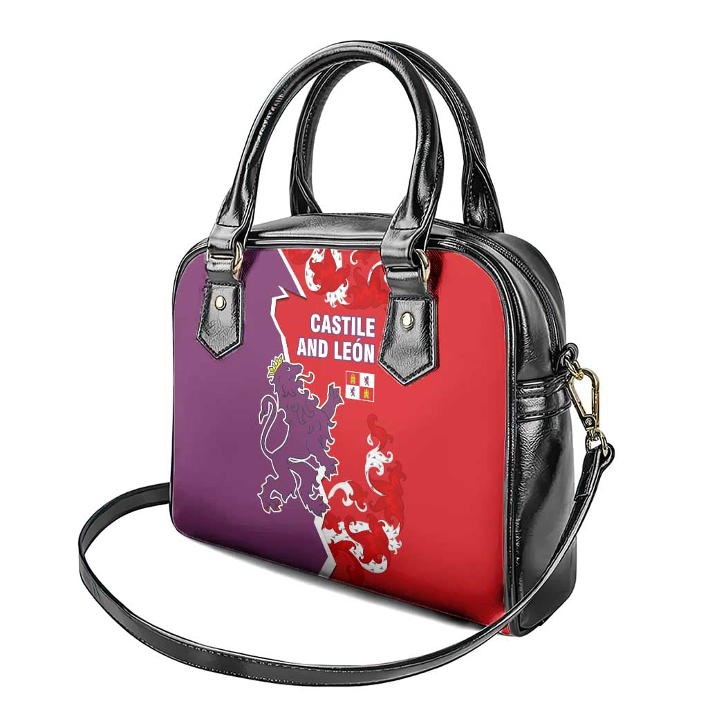 Castile and León Flag Shoulder Handbag Autonomous Community of Spain TS04