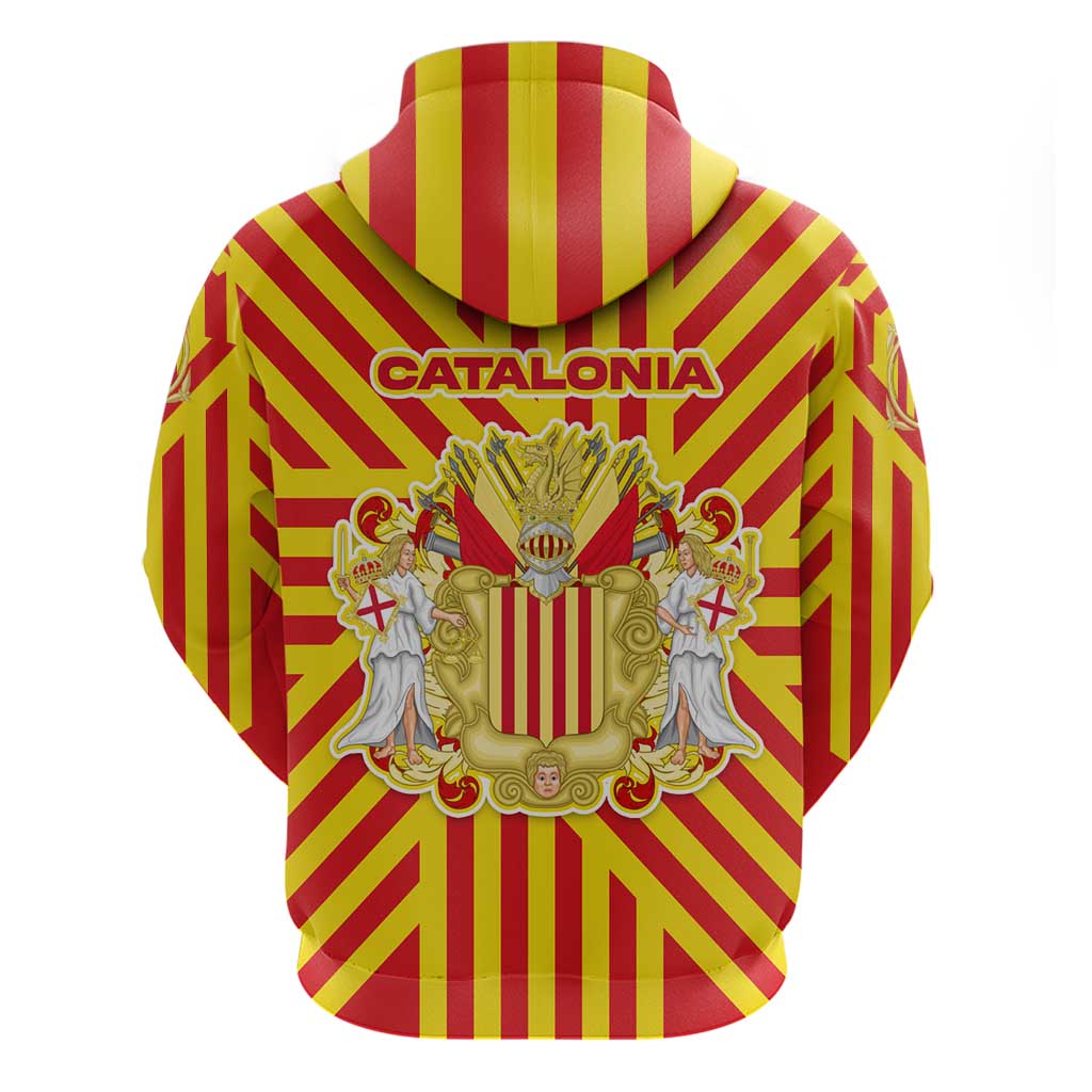 Catalonia Flag Hoodie Autonomous Community of Spain TS04