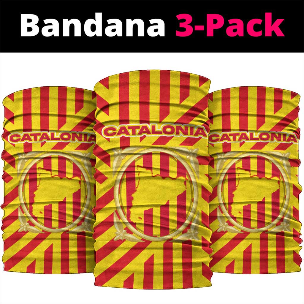 Catalonia Flag Neck Gaiter Autonomous Community of Spain TS04
