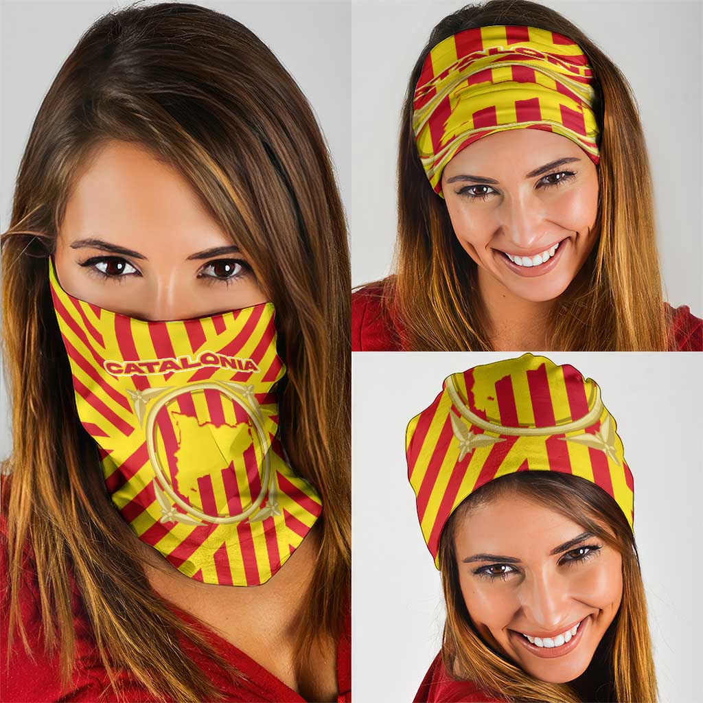 Catalonia Flag Neck Gaiter Autonomous Community of Spain TS04