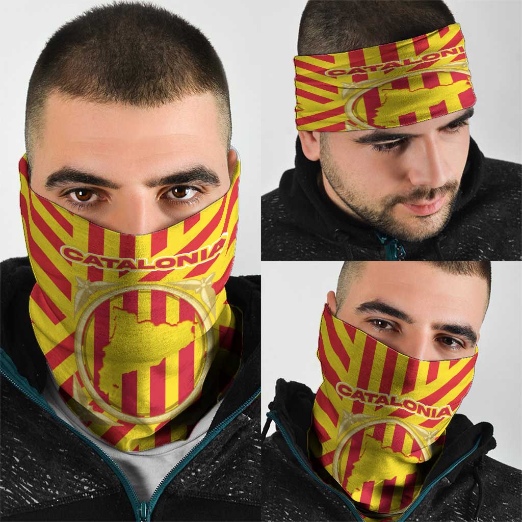 Catalonia Flag Neck Gaiter Autonomous Community of Spain TS04