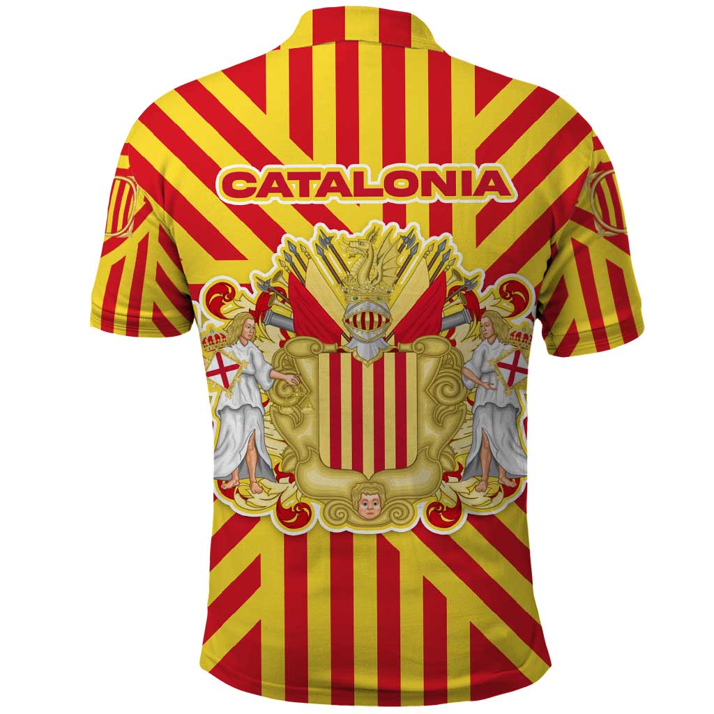 Catalonia Flag Polo Shirt Autonomous Community of Spain TS04