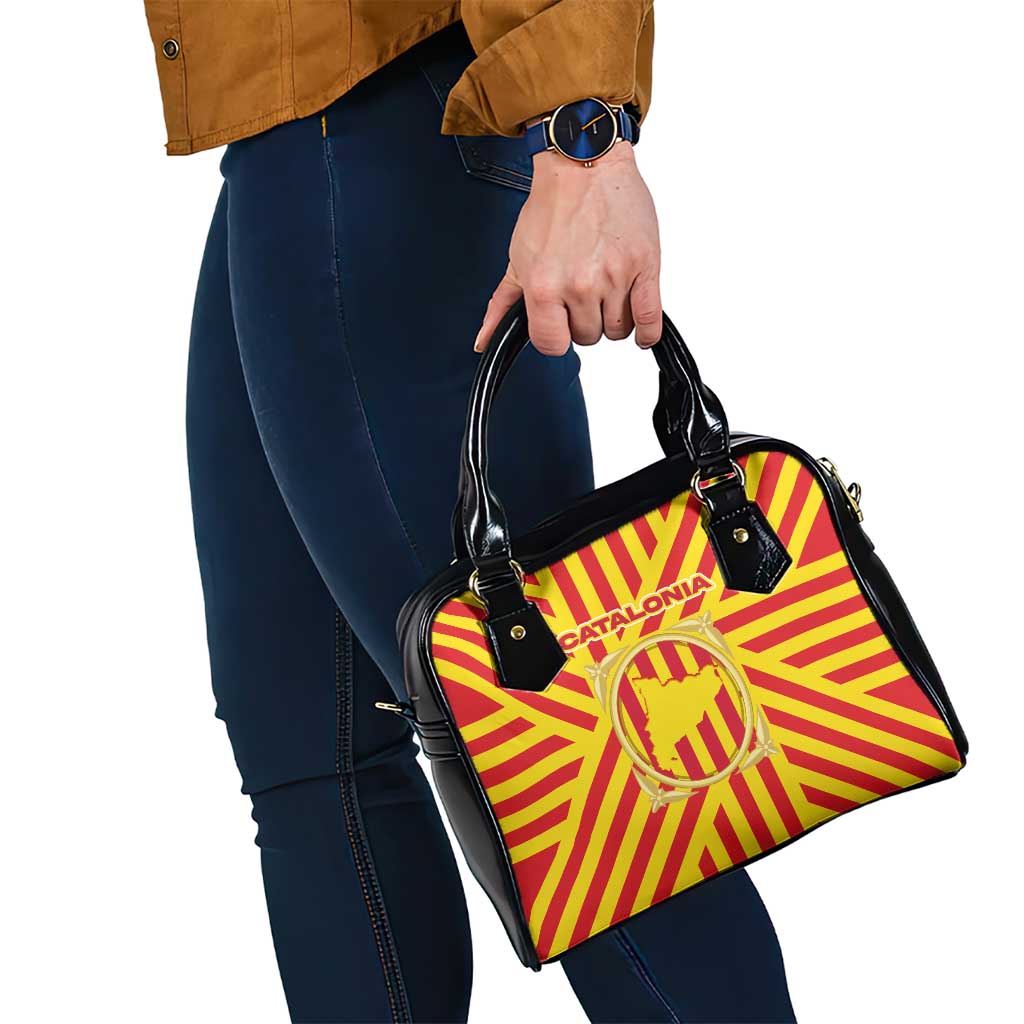 Catalonia Flag Shoulder Handbag Autonomous Community of Spain TS04