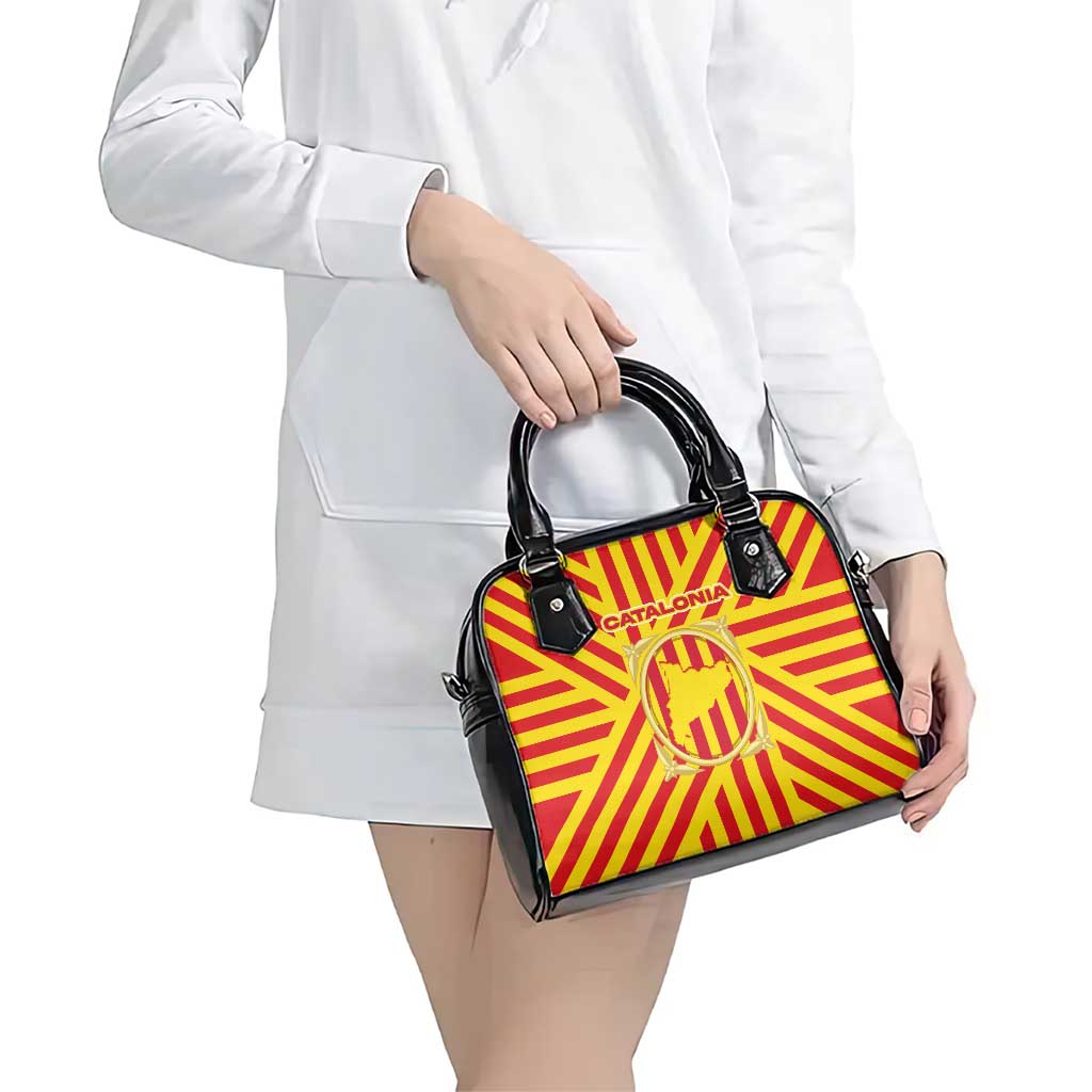 Catalonia Flag Shoulder Handbag Autonomous Community of Spain TS04