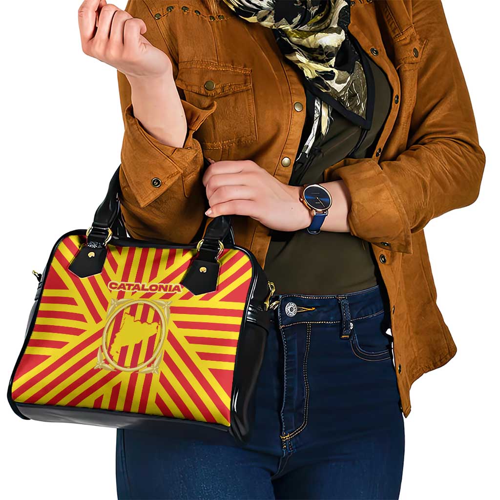 Catalonia Flag Shoulder Handbag Autonomous Community of Spain TS04