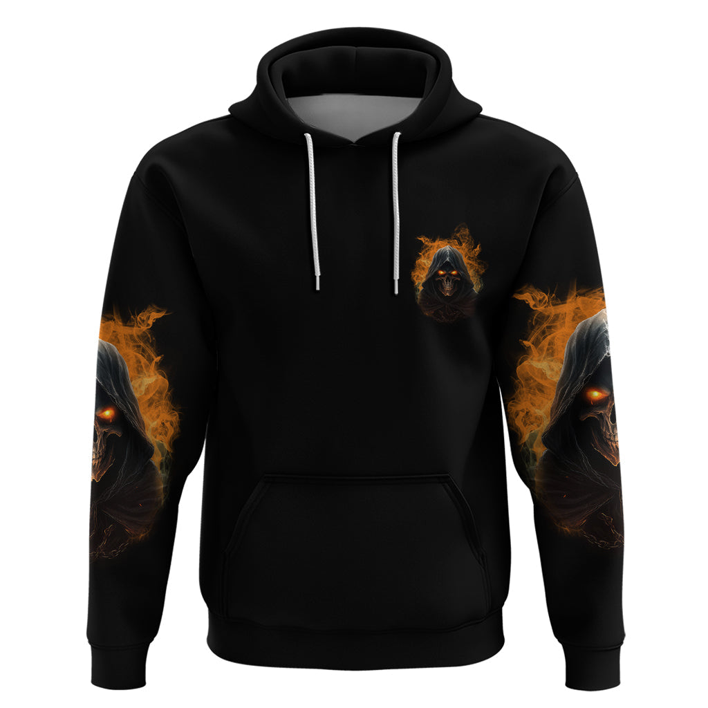 When I Was Born Reaper Fire Hoodie TS04