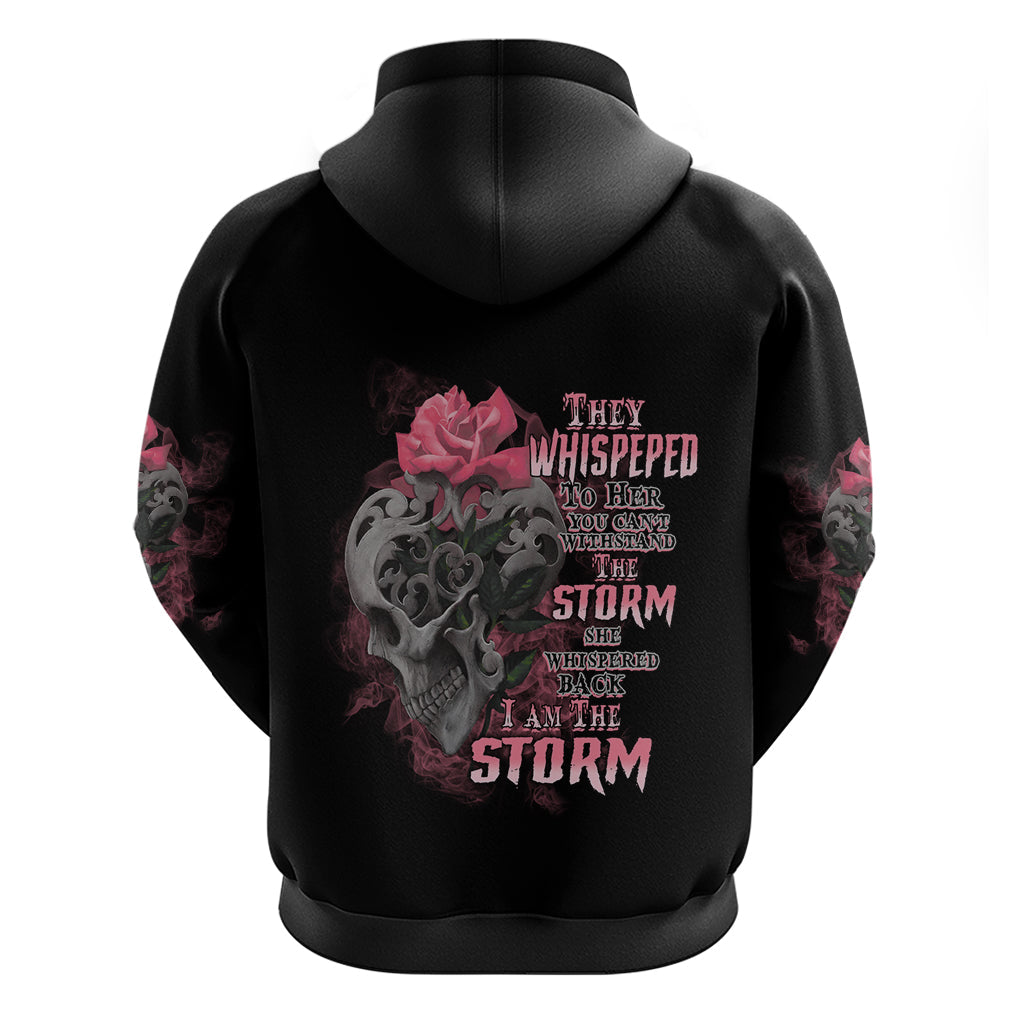 I Am The Storm Tattooed Skull Hoodie TS04